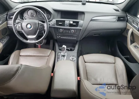 2013 BMW X3 xDrive28I from USA, damaged, VIN 5UXWX9C55D0A10872